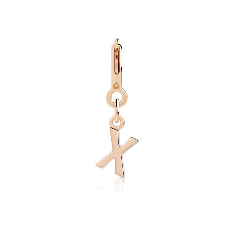 Charm's pour bracelet plaqué or rose 'x' - vue 2