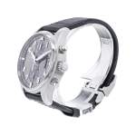 Montre d'occasion IWC Spitfire Chronographe homme automatique acier bracelet textile noir - vue 2