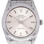 Montre d'occasion ROLEX Air King mixte automatique bracelet acier - vue D1