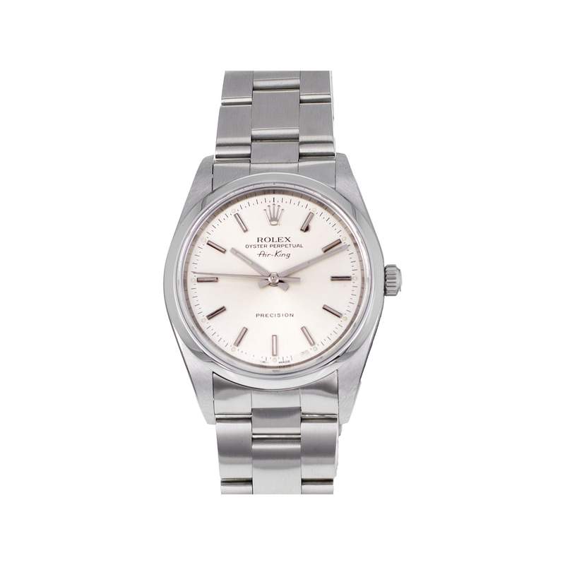 Montre d'occasion ROLEX Air King homme automatique bracelet acier - vue 1