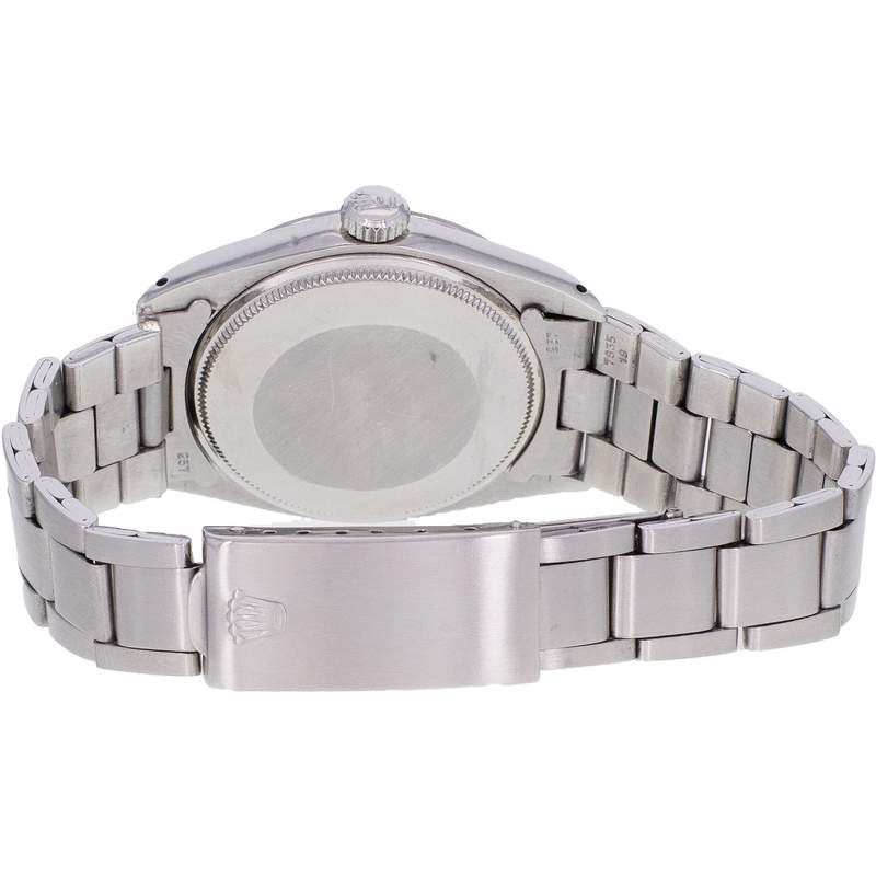 Montre d'occasion ROLEX Oyster Date mixte mouvement automatique certifié (cosc) bracelet acier - vue 3