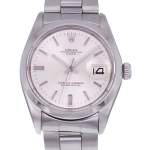 Montre d'occasion ROLEX Oyster Date mixte mouvement automatique certifié (cosc) bracelet acier - vue D1