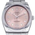 Montre d'occasion ROLEX Air King mixte mouvement automatique certifié (cosc) bracelet acier - vue D1