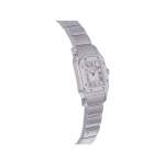 Montre d'occasion CARTIER Santos femme quartz bracelet acier - vue 2