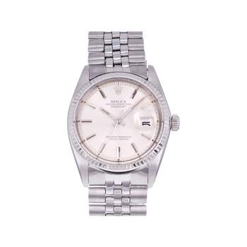 Montre d'occasion ROLEX DateJust homme mouvement automatique certifié (cosc) bracelet acier