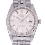 Montre d'occasion ROLEX DateJust homme mouvement automatique certifié (cosc) bracelet acier - vue D1