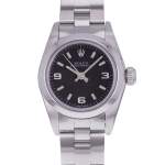 Montre d'occasion ROLEX Oyster Perpetual femme automatique bracelet acier - vue D1