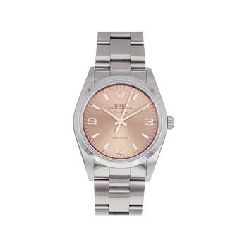 Montre d'occasion ROLEX Air King homme automatique bracelet acier