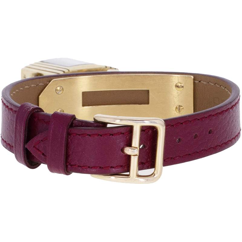 Montre d'occasion HERMES Kelly femme quartz bracelet cuir cresus - vue 3