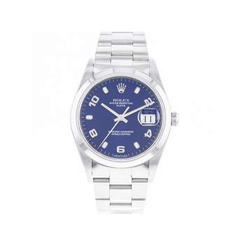 Montre d'occasion ROLEX Date mixte mouvement automatique certifié (cosc) bracelet acier