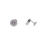 Boucles-oreilles d'occasion CHOPARD Happy Diamonds or blanc 750/1000 - vue 1