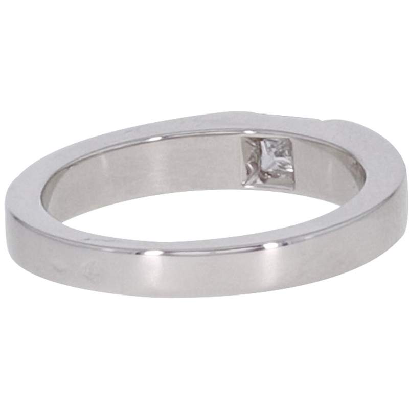 Bague d'occasion CARTIER Tank femme or blanc 750/1000 - vue 3