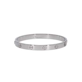Bracelet d'occasion CARTIER Love mixte or blanc 750/1000