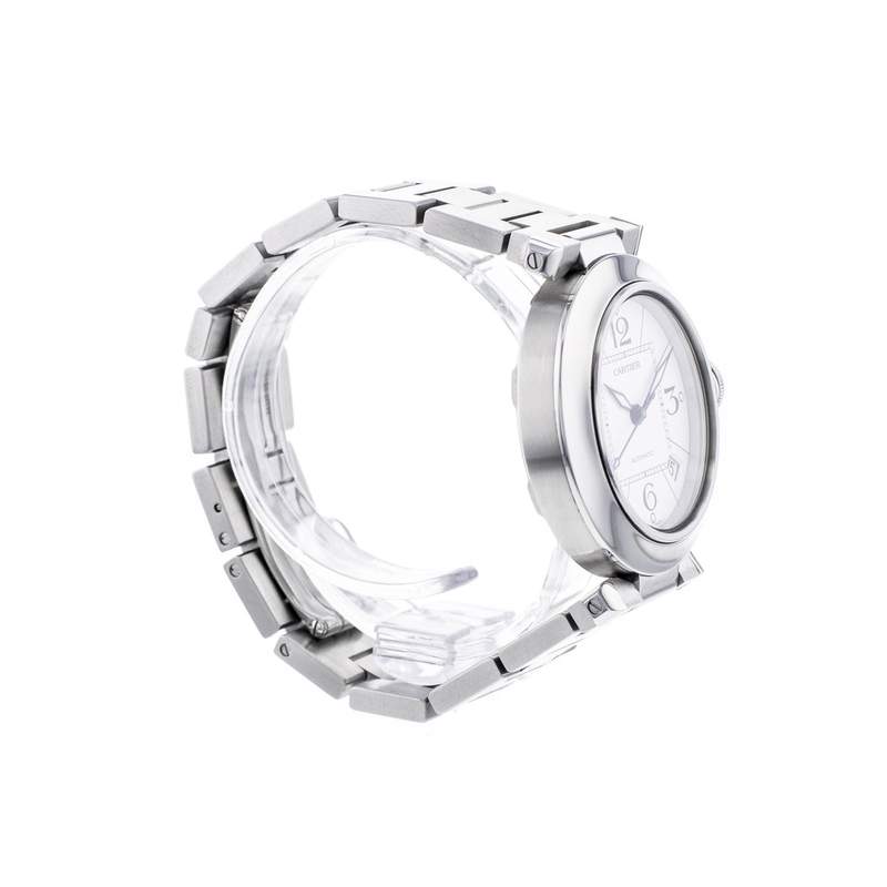 Montre d'occasion CARTIER Pasha femme automatique bracelet acier - vue 2