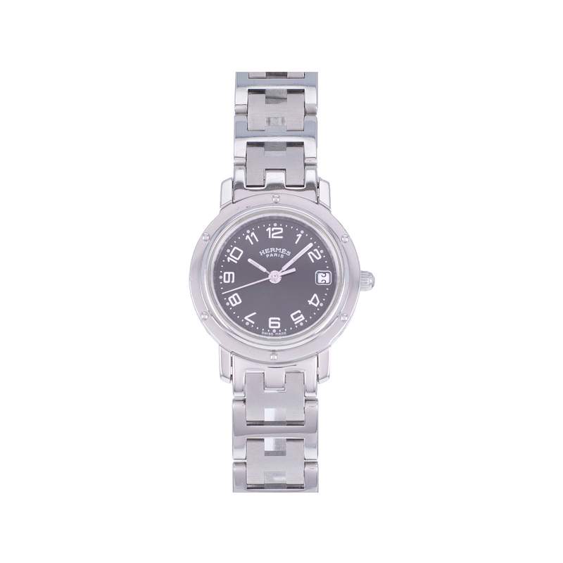 Montre d'occasion HERMES Clipper femme quartz bracelet acier - vue 1