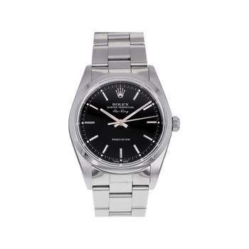 Montre d'occasion ROLEX Air King homme automatique bracelet acier