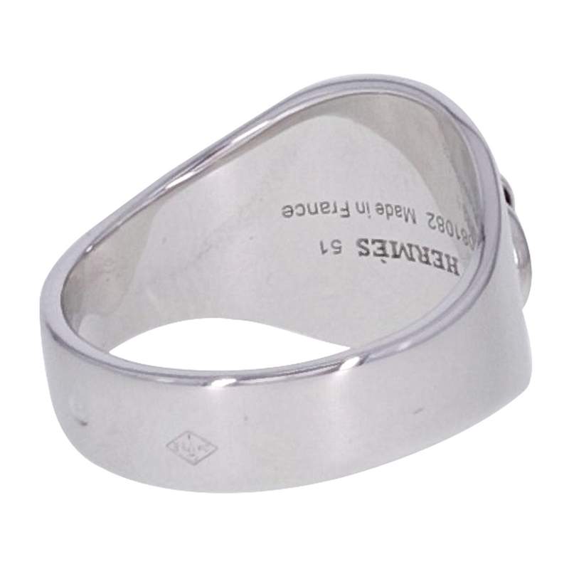 Bague d'occasion HERMES Bandeau femme argent 925/1000 - vue 3