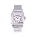 Montre d'occasion CARTIER Santos mixte quartz bracelet acier - vue 1