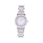 Montre d'occasion HERMES Clipper femme quartz bracelet acier - vue 1