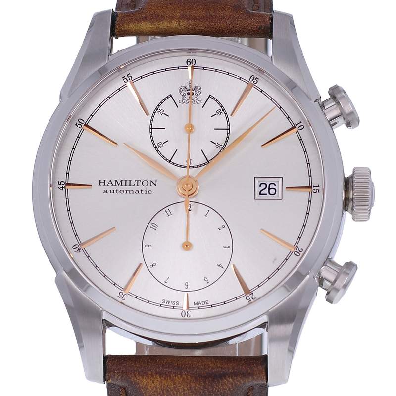 Montre d'occasion HAMILTON American Classic homme automatique bracelet cuir d'origine - vue D1