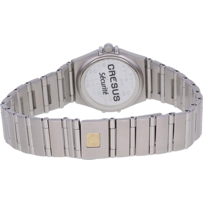 Montre d'occasion OMEGA Constellation femme quartz bracelet acier - vue 3