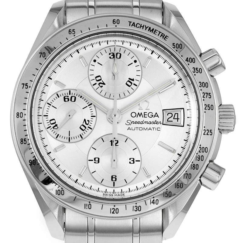Montre d'occasion OMEGA Speedmaster homme automatique bracelet acier - vue D1