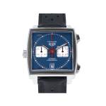 Montre d'occasion TAG HEUER Monaco homme automatique bracelet cuir d'origine - vue 1