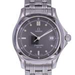 Montre d'occasion OMEGA Seamaster homme quartz bracelet acier - vue D1