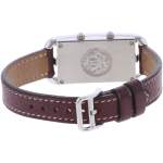Montre d'occasion HERMES Cape Cod femme quartz bracelet cuir d'origine - vue 3