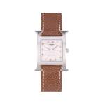 Montre d'occasion HERMES Heure H femme quartz bracelet cuir d'origine - vue 1