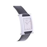 Montre d'occasion HERMES Heure H homme quartz bracelet cuir d'origine - vue 2