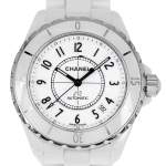 Montre d'occasion CHANEL J12 femme automatique bracelet céramique - vue D1