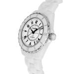 Montre d'occasion CHANEL J12 femme automatique bracelet céramique - vue D2