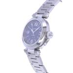 Montre d'occasion CARTIER Pasha femme automatique bracelet acier - vue D2