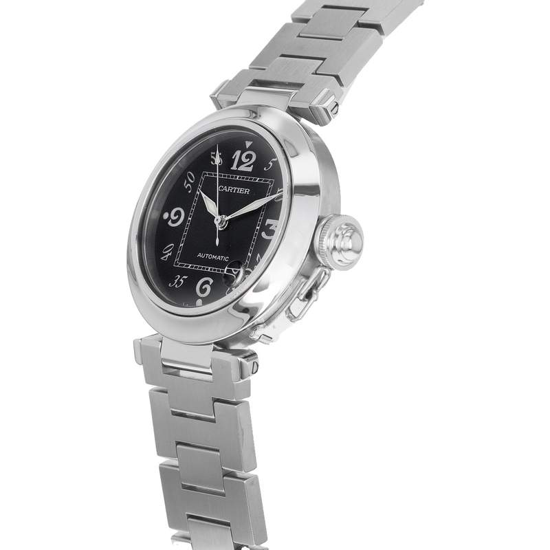 Montre d'occasion CARTIER Pasha mixte automatique bracelet acier - vue D2