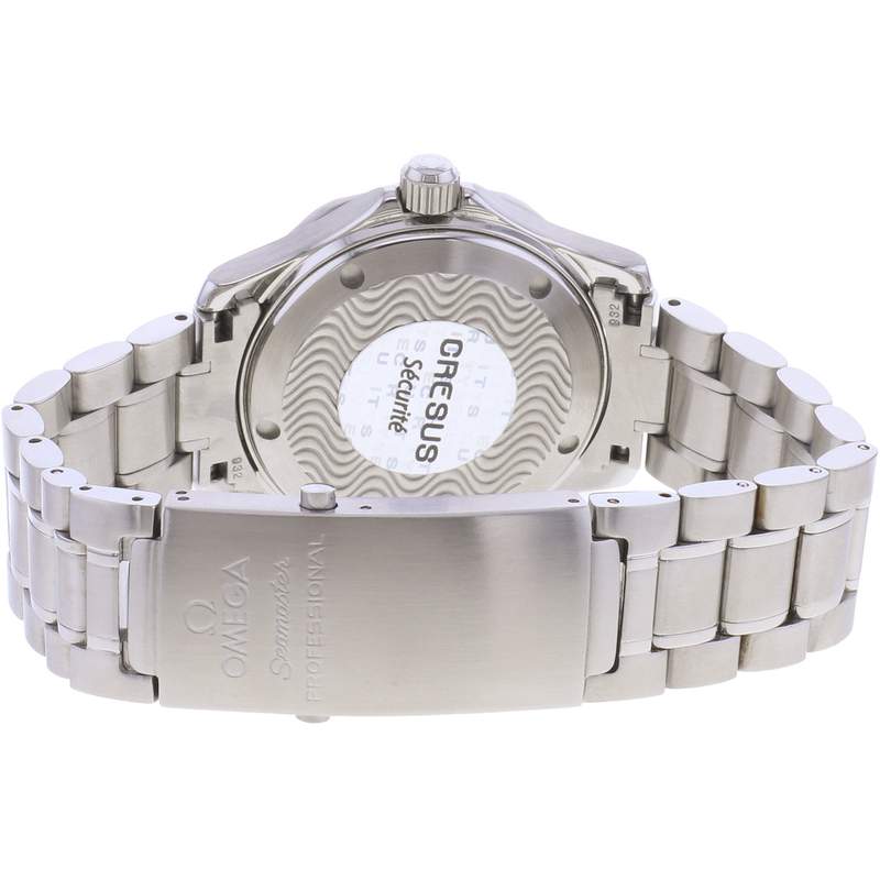 Montre d'occasion OMEGA Seamaster homme quartz bracelet acier - vue 3