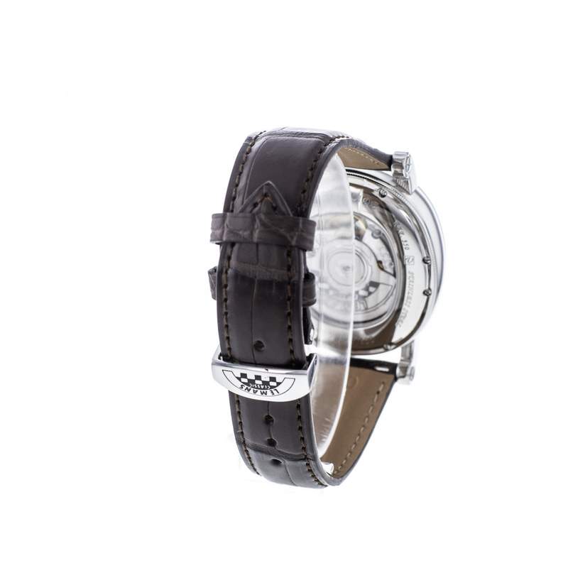 Montre d'occasion RICHARD MILLE Le Mans Classic Chronographe homme automatique bracelet cuir cresus - vue D4