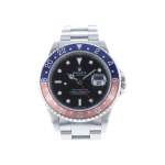 Montre d'occasion ROLEX GMT-Master Pepsi homme mouvement automatique certifié (cosc) bracelet acier - vue 1