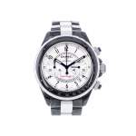 Montre d'occasion CHANEL J12 Superleggera Chronographe homme mouvement automatique certifié (cosc) bracelet céramique - vue 1