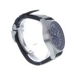 Montre d'occasion IWC Pilot Worldtimer homme automatique bracelet cuir d'origine - vue 2