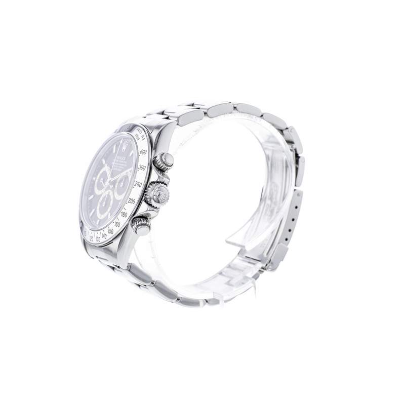 Montre d'occasion ROLEX Cosmograph Daytona Patrizzi homme mouvement automatique certifié (cosc) bracelet acier - vue D2