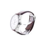 Montre d'occasion ORIS Artix Complication Phase de lune homme automatique bracelet cuir d'origine - vue D2