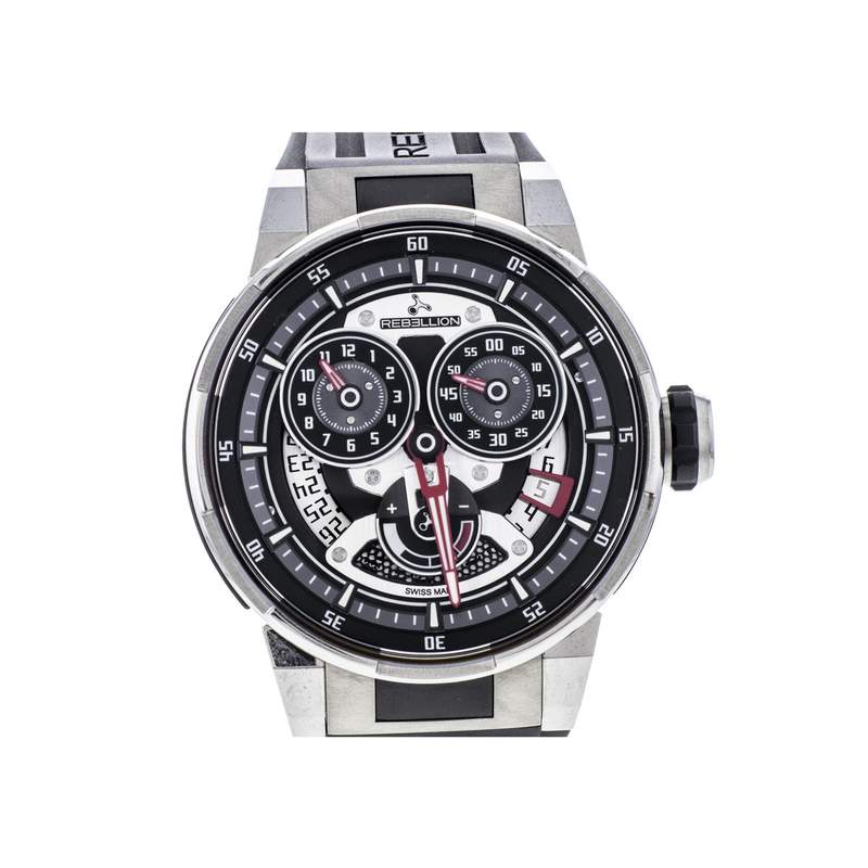 Montre d'occasion REBELLION Predator 2.0 Regulator homme automatique bracelet caoutchouc - vue 1