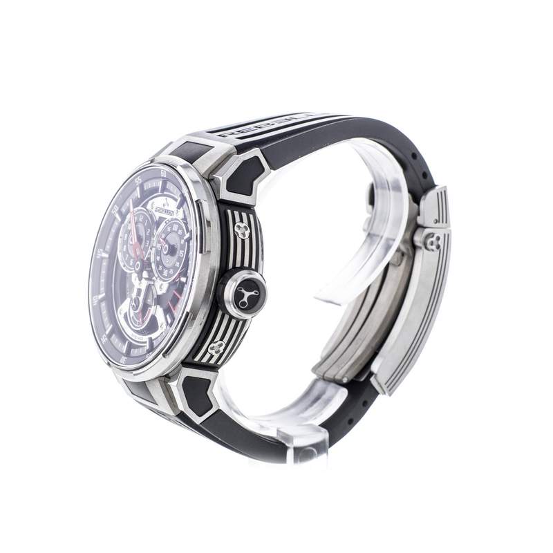Montre d'occasion REBELLION Predator 2.0 Regulator homme automatique bracelet caoutchouc - vue D2