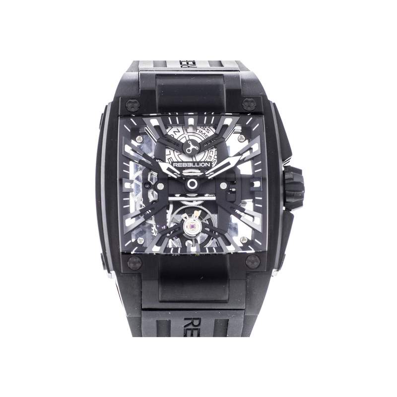Montre d'occasion REBELLION Re-Volt homme mécanique bracelet caoutchouc - vue 1