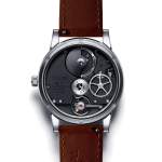 Montre d'occasion TRILOBE Les Matinaux 40.5 mm homme automatique bracelet cuir d'origine - vue D3