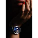 Montre d'occasion TRILOBE Les Matinaux 40.5 mm homme automatique bracelet cuir d'origine - vue porté 3