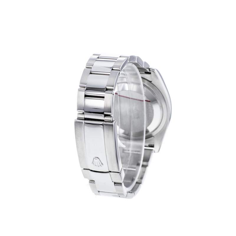 Montre d'occasion ROLEX DateJust homme mouvement automatique certifié (cosc) bracelet acier - vue D4
