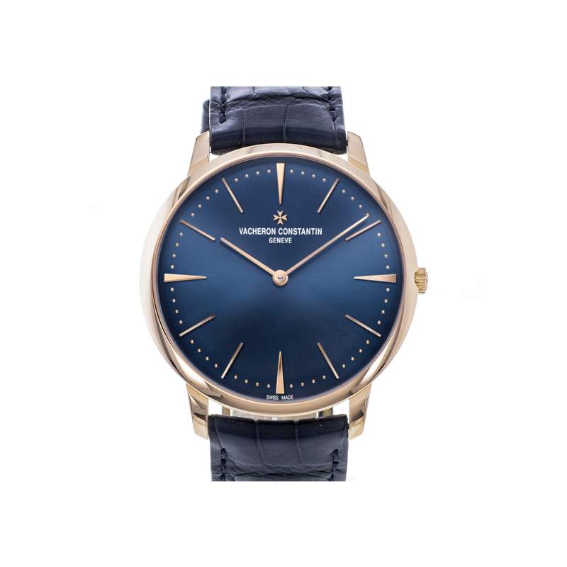 Montre d'occasion VACHERON CONSTANTIN Patrimony homme mécanique bracelet cuir d'origine - vue 1