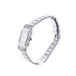 Montre d'occasion CARTIER Santos mixte automatique bracelet acier - vue D2
